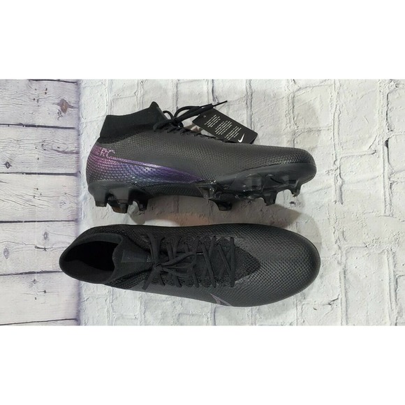 Nike Mercurial Superfly VII Pro Firm Ground Cleats AT5382-010 MENS SIZE 13 - Picture 6 of 9